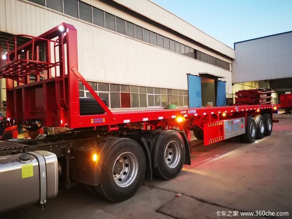 東旭掛車13米平板掛車詳解 叉車作業、分期付款、6.5噸自重及定制價格指南